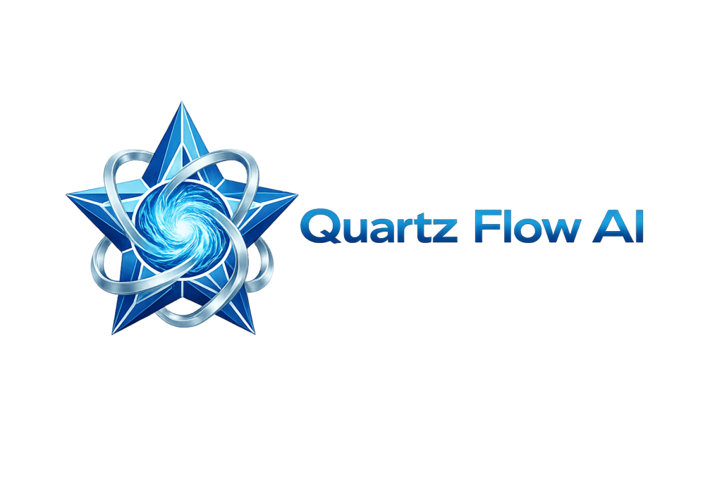 Quartz Flow AI official company logo and typography